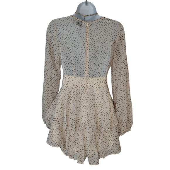 Princess Polly String Of Love Romper Beige Size 2 US - Picture 2 of 8